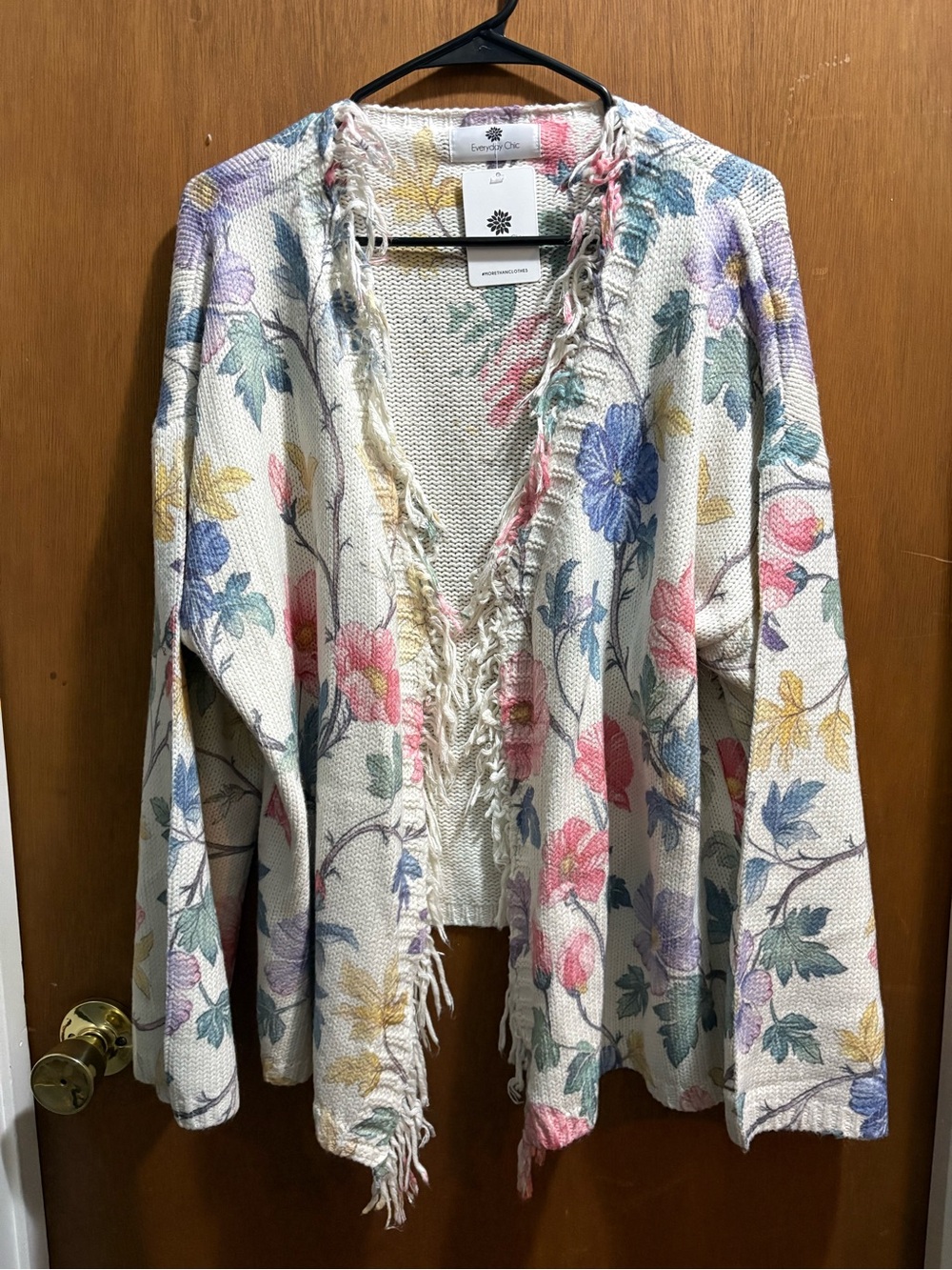 POL Wildflower Fringe Cardigan - Picture 5 of 7